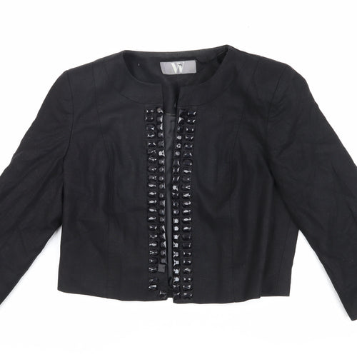 BHS Women's Black Cropped Blazer Size 14