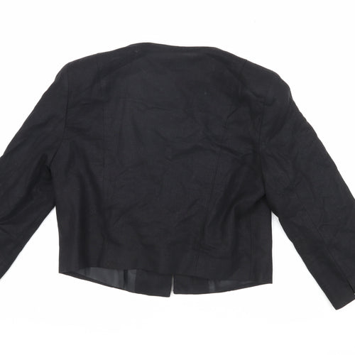 BHS Women's Black Cropped Blazer Size 14