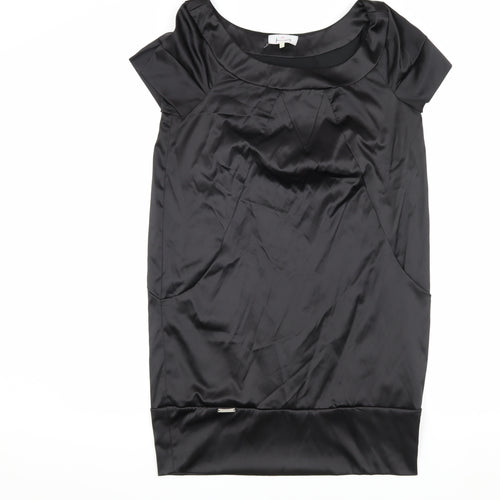 River Island Women's Black Short Sleeve Dress - Size 12