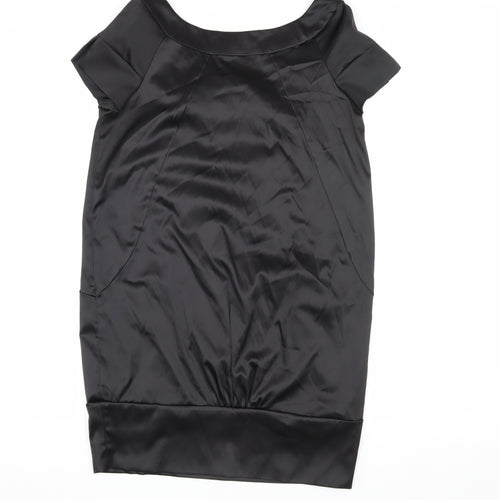 River Island Women's Black Short Sleeve Dress - Size 12