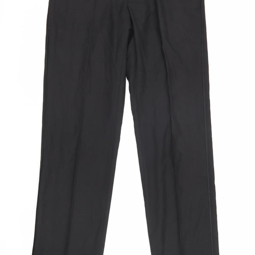 Marks and Spencer Men's Black Dress Pants 32 Inch
