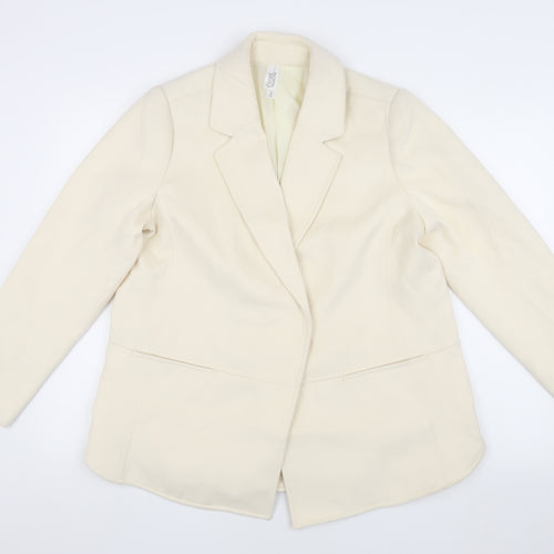 Wynne Collection Women's Ivory Blazer, Size S