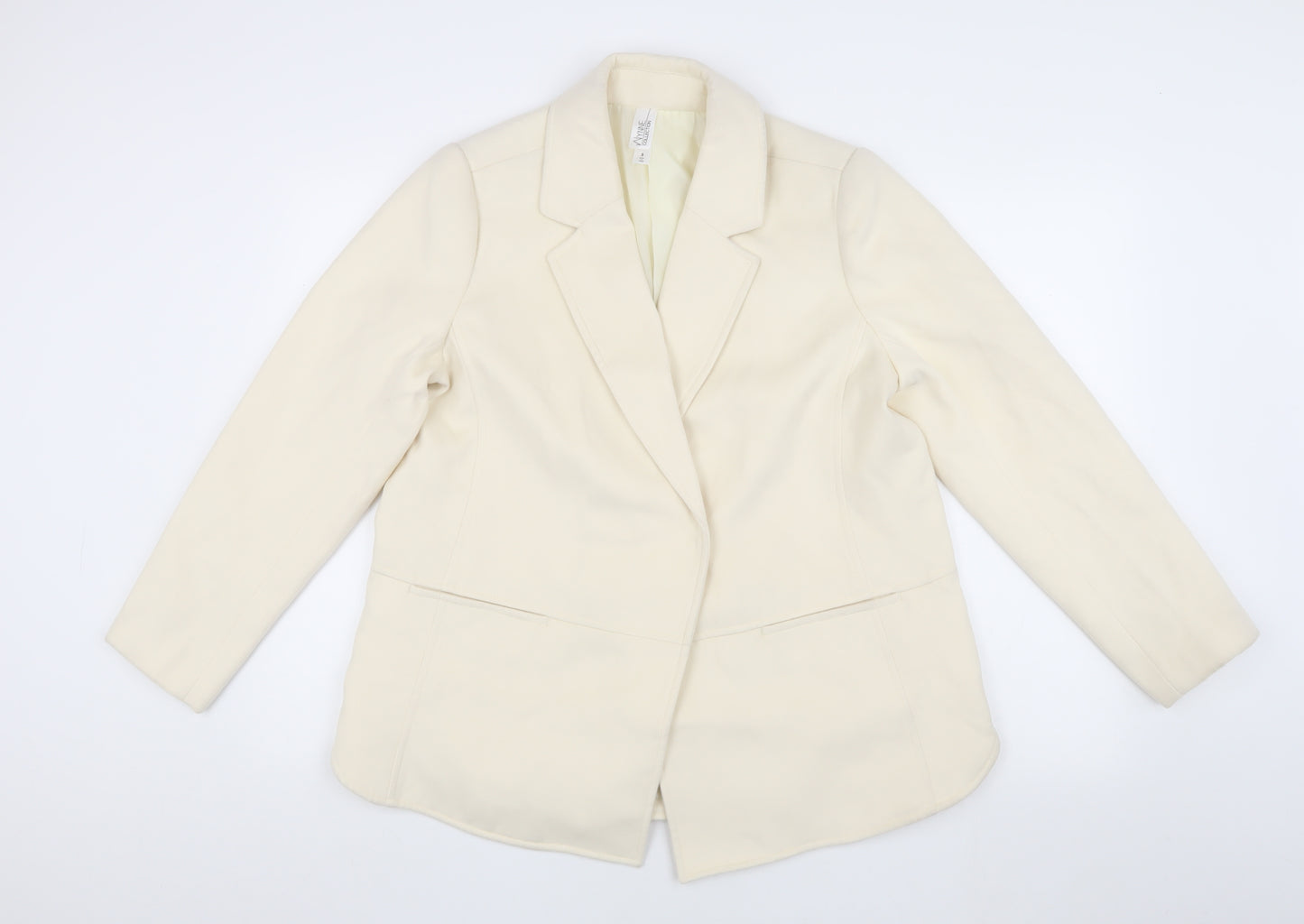 Wynne Collection Women's Ivory Blazer, Size S
