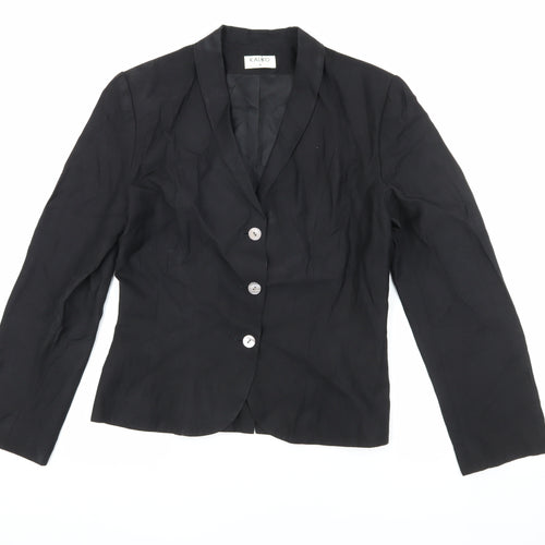 Kaliko Women's Black Blazer, Size 8, Classic Style