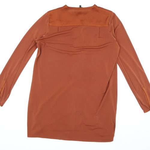 Next Women's Brown Long Sleeve Blouse Size 16
