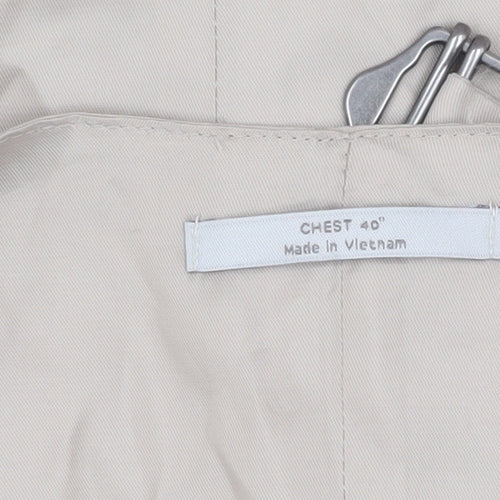 Marks and Spencer Men's Beige Linen Waistcoat, Size 40
