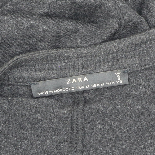 Zara Women's Black Open Front Cardigan Size M