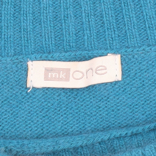 mk one Women's Blue Pullover Jumper, Size S