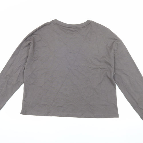 Animal Unisex Grey T-Shirt Size 14 Long Sleeve