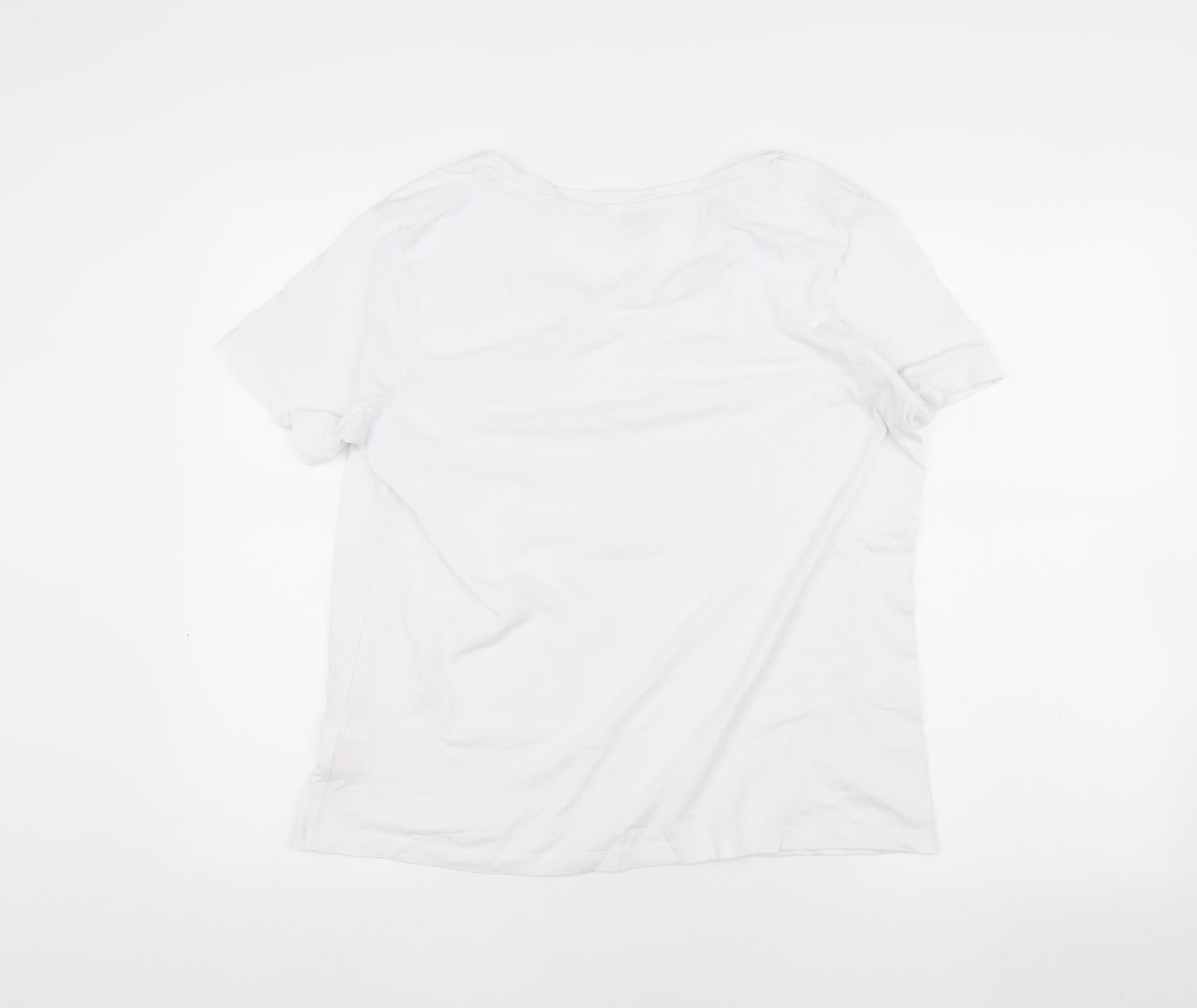 Jack Wills Boys White T-Shirt, Medium, Basic Style