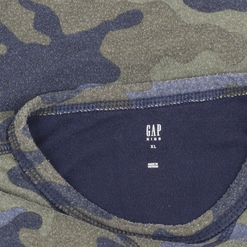 GAP Boys Camouflage Sweatshirt XL - Stylish Pullover