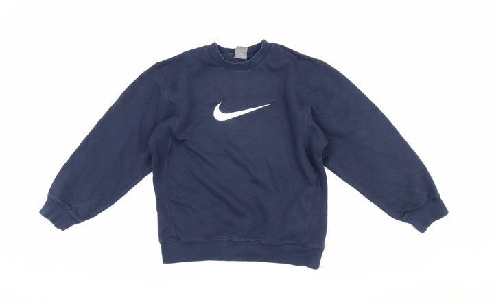 Nike Boys' Navy Logo Sweatshirt M Pullover Casual