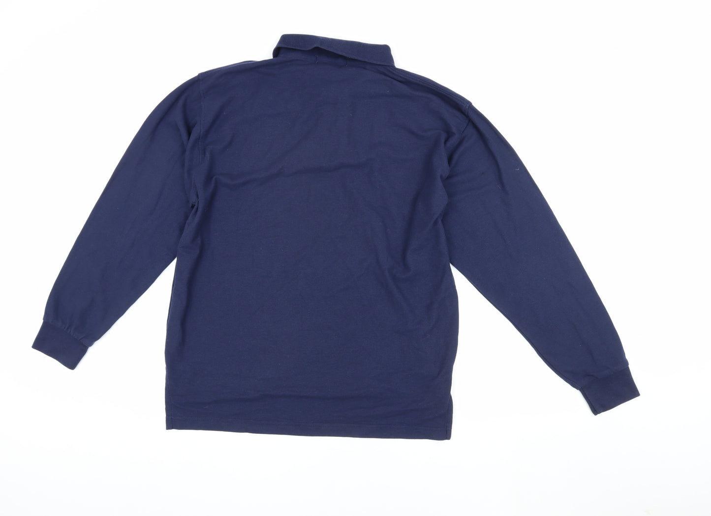 Polo Ralph Lauren Men's Blue Long Sleeve Polo L