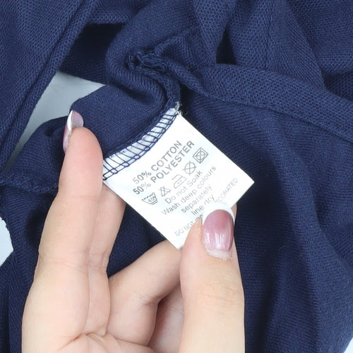 Polo Ralph Lauren Men's Blue Long Sleeve Polo L