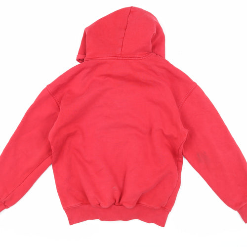 Vans Boys Red Pullover Hoodie, Size L, Graphic Print