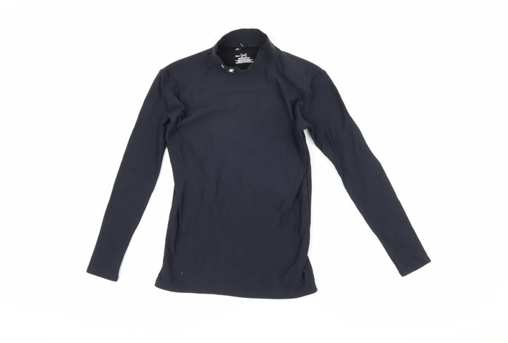 Under Armour Boys Black Long Sleeve Sport T-Shirt Size 10