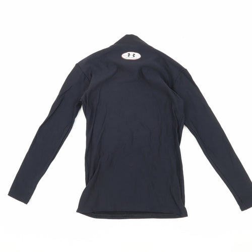 Under Armour Boys Black Long Sleeve Sport T-Shirt Size 10
