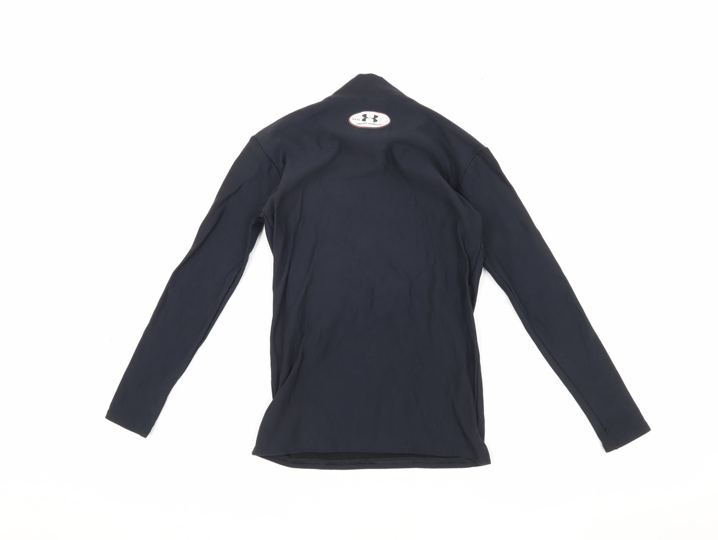 Under Armour Boys Black Long Sleeve Sport T-Shirt Size 10