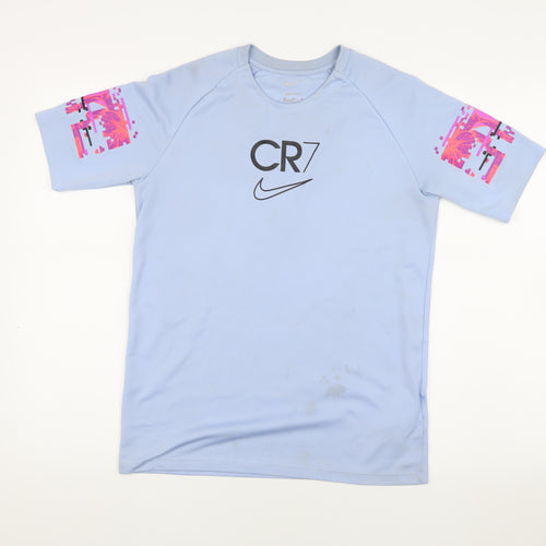 Nike Men's Blue CR7 Football Jersey T-Shirt XL
