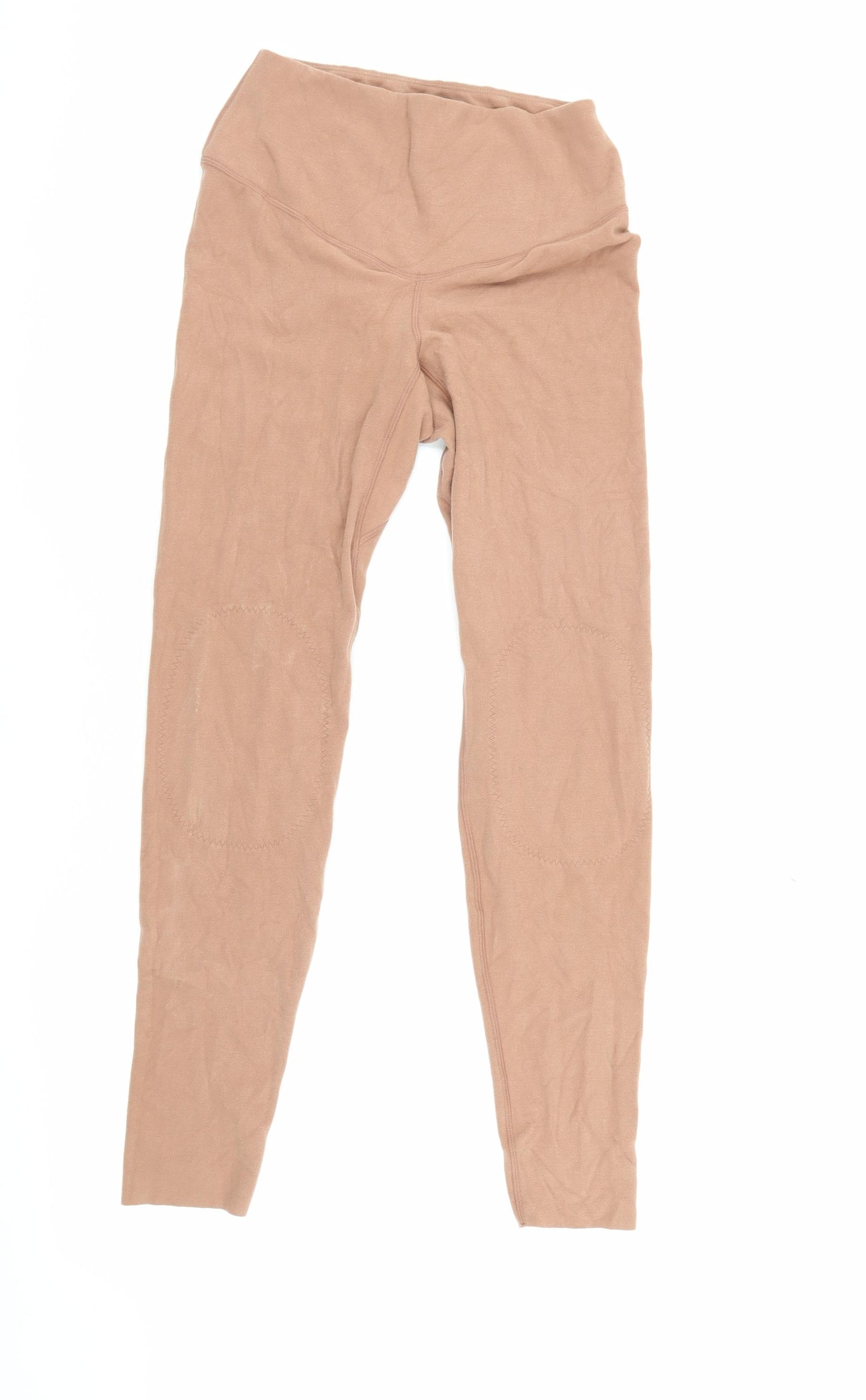 Ubras Women's Beige Cotton Leggings L Casual