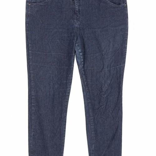 Red Herring Women's Blue High Rise Skinny Jeans Size 18