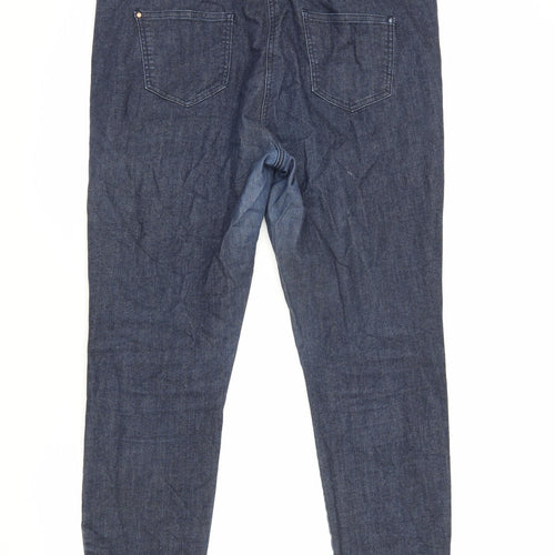 Red Herring Women's Blue High Rise Skinny Jeans Size 18