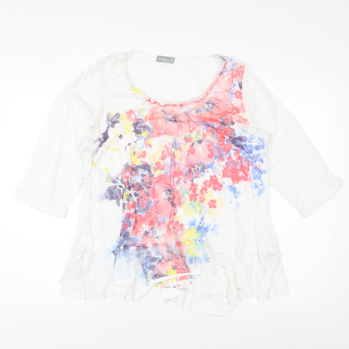 Per Una Women's Multicoloured Floral Top Size 18