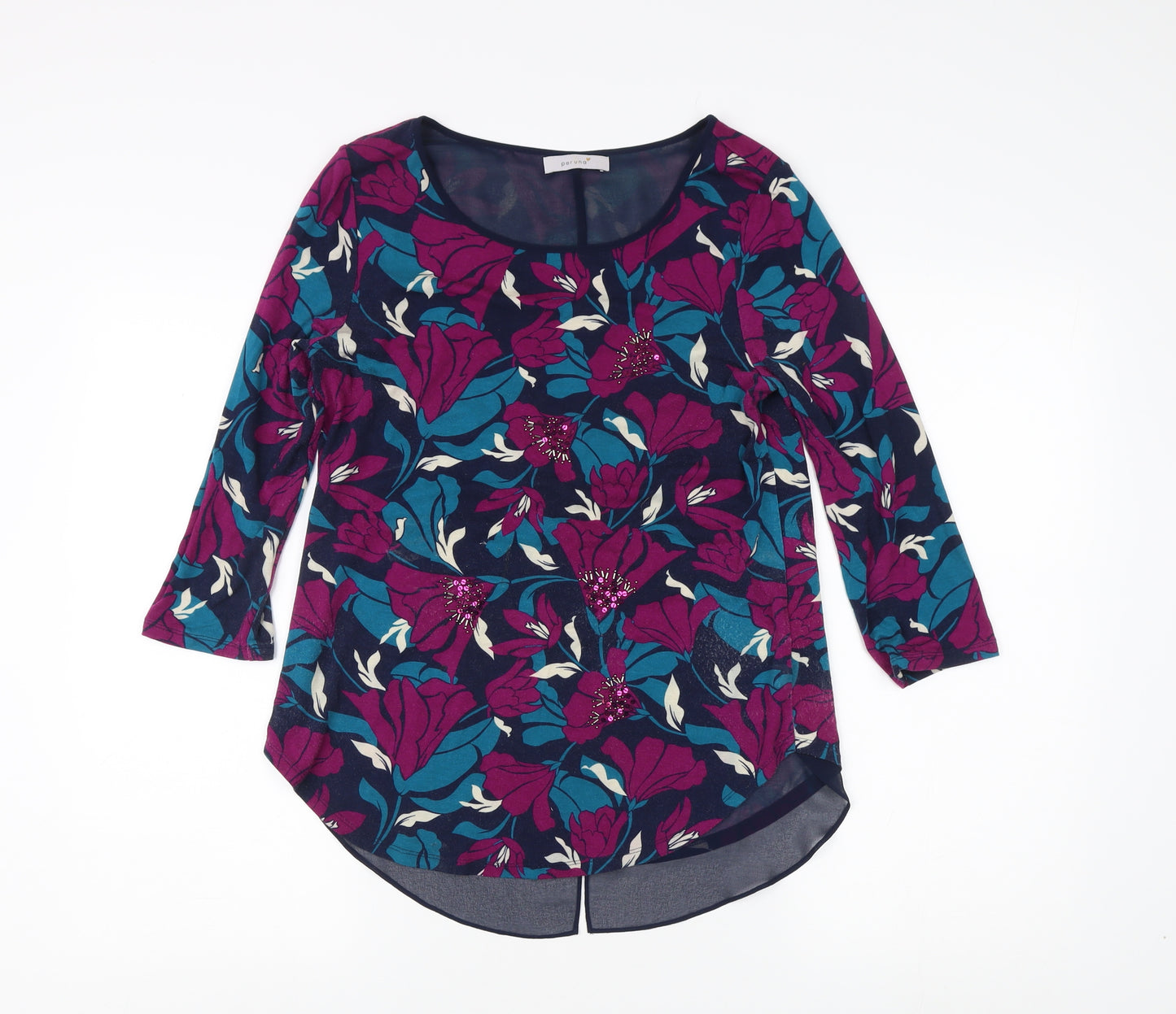 Marks and Spencer Women's Multicoloured Floral Blouse Size 10