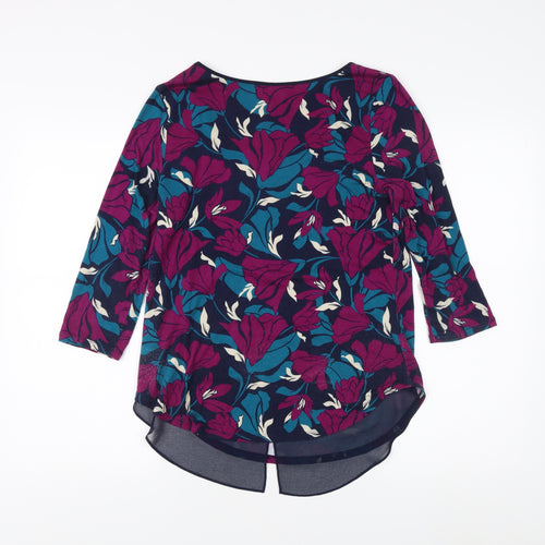 Marks and Spencer Women's Multicoloured Floral Blouse Size 10