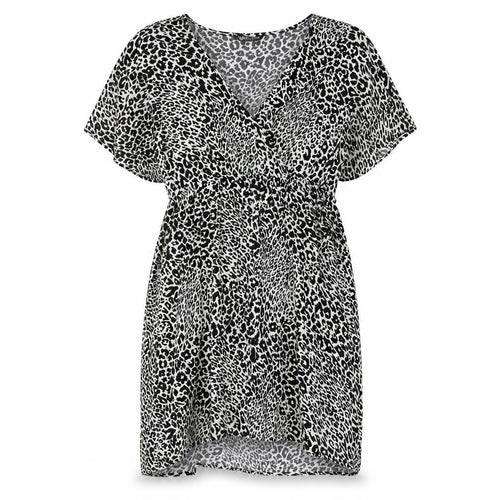 Marks and Spencer Women's Black Animal Print Dress Size 14