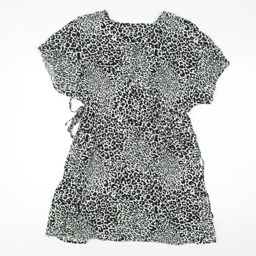 Marks and Spencer Women's Black Animal Print Dress Size 14