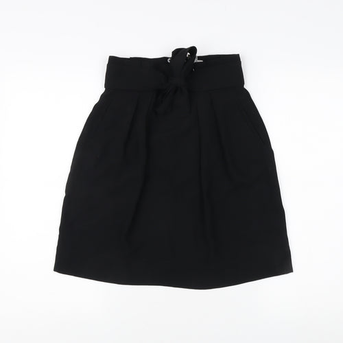 H&M Women's Black Polyester Skirt Size 6