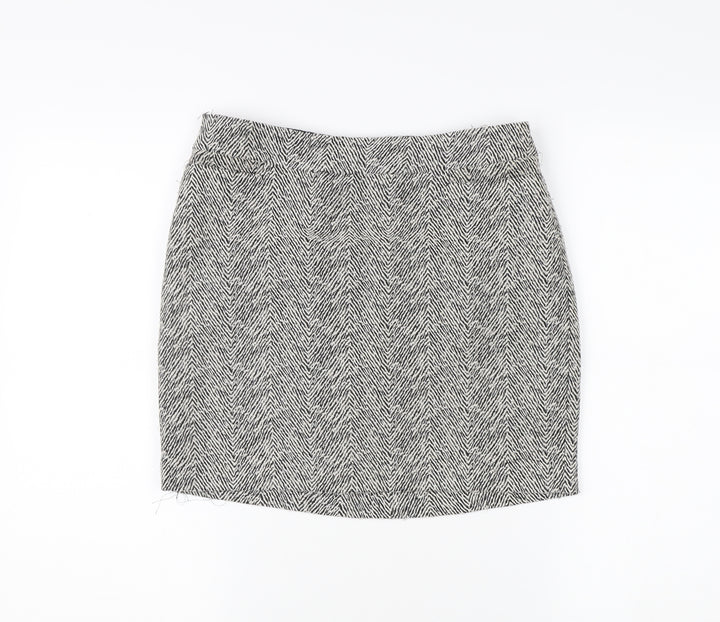 Next Women's Multicoloured Herringbone Skirt Size 8