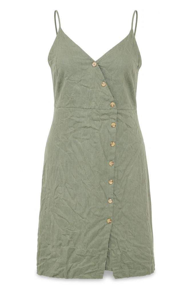 Izabel London Women Green Sleeveless Dress UK 24