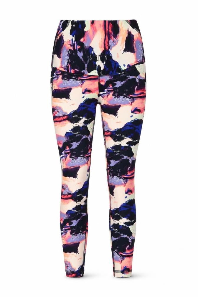 Front view of H&M Women's Multicoloured S Leggings for Gym & Yoga