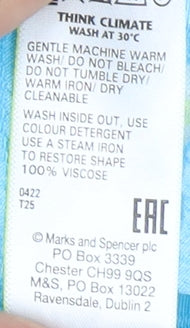 Marks and Spencer Blue Floral Blouse, Women's Size 14