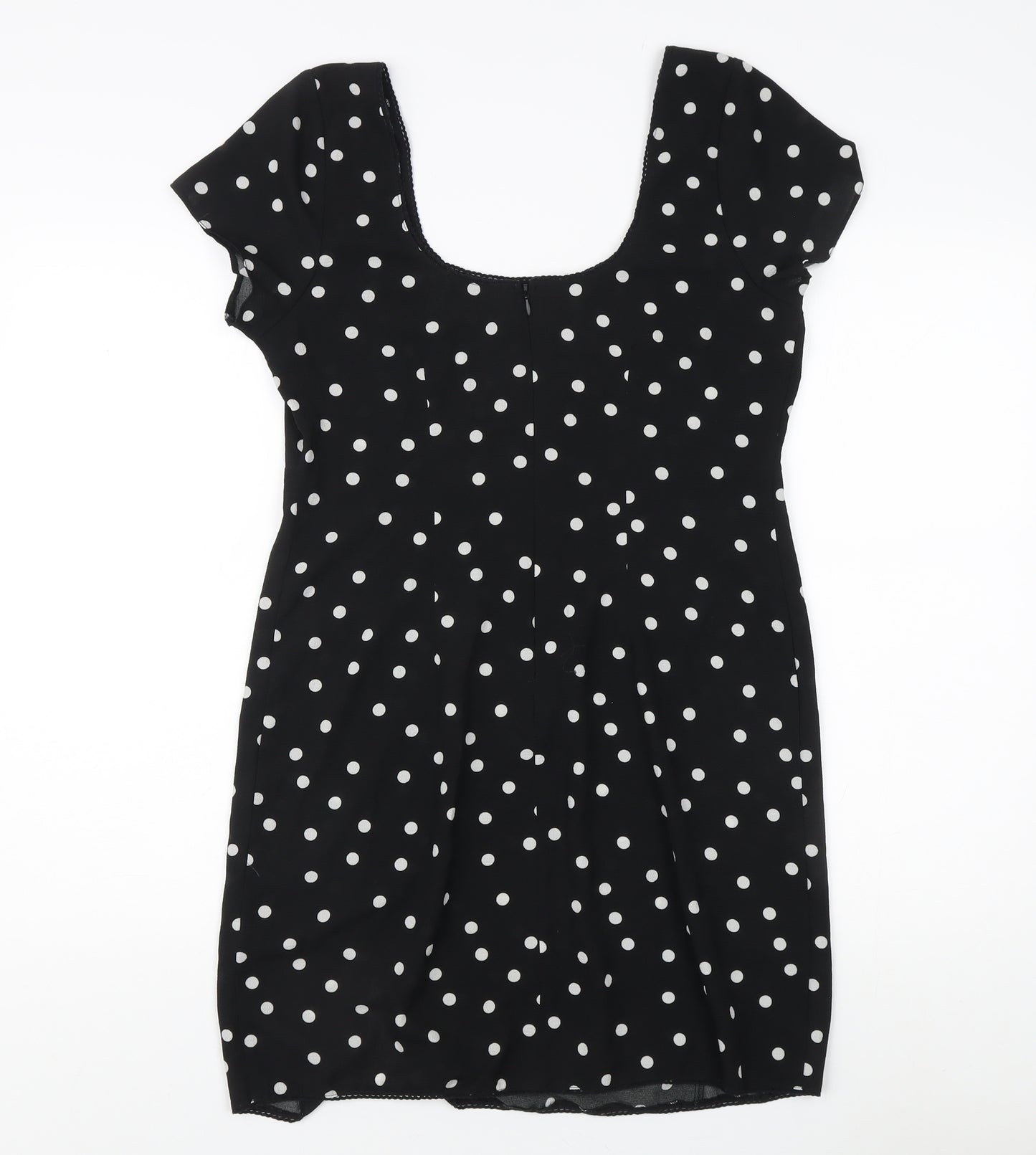ASOS Women's Black Polka Dot Dress Size 12