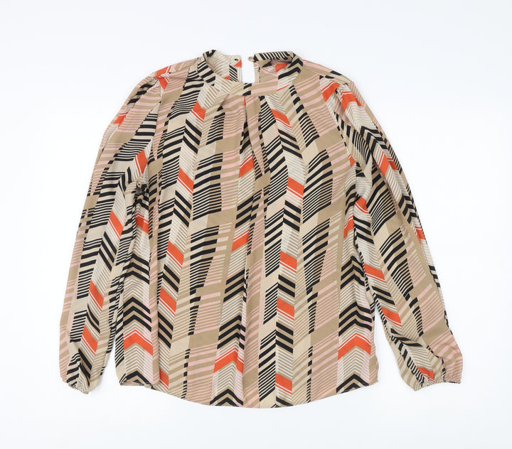 Dorothy Perkins Women's Geometric Blouse UK 12