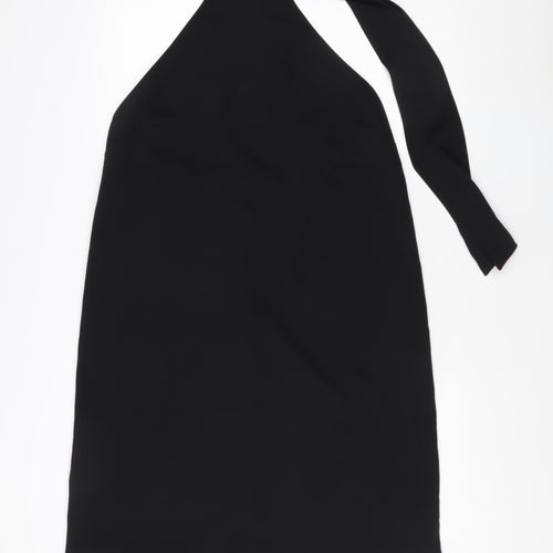MNG Women's Black Sleeveless Halter Dress L