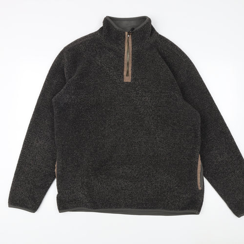 Fabri8 Men's Black Pullover Sweatshirt L
