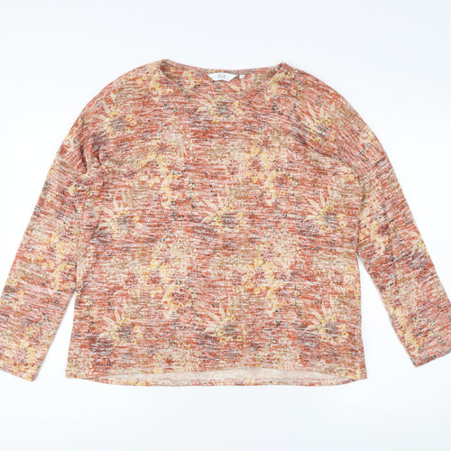Isle Women's Multicoloured Floral Boat Neck Top