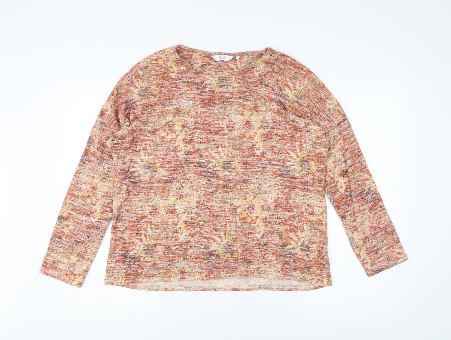 Isle Women's Multicoloured Floral Boat Neck Top