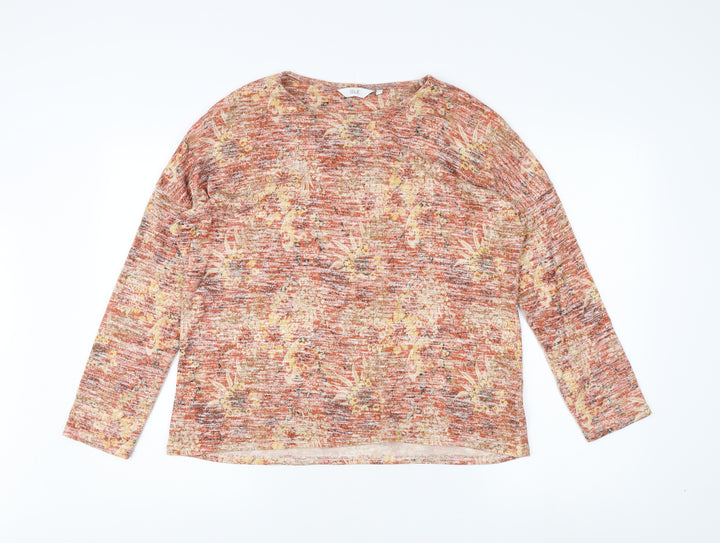 Isle Women's Multicoloured Floral Boat Neck Top
