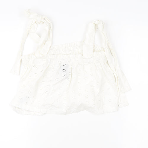 Collusion Women's White Camisole Tank Top Size 10