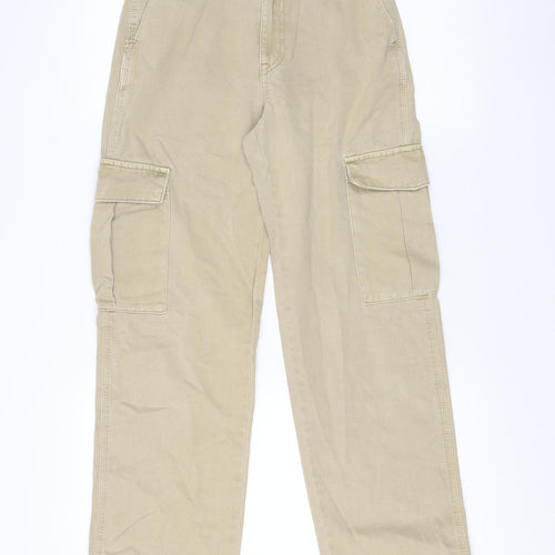 Pull&Bear Women's Beige Khakis Jeans Size 8
