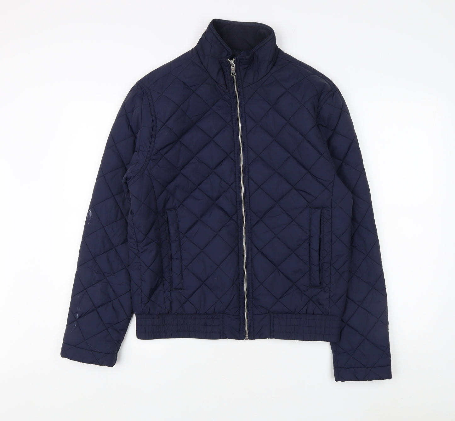 Marks and Spencer Women's Blue Quilted Jacket S