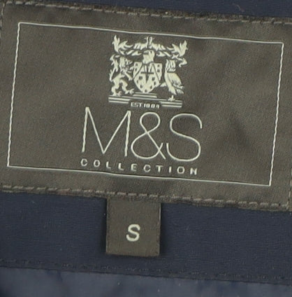 Marks and Spencer Women's Blue Quilted Jacket S