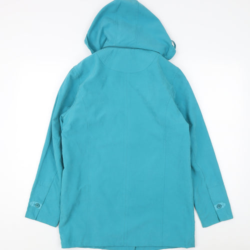 Katherine Hammond Women's Blue Hooded Jacket Size 8