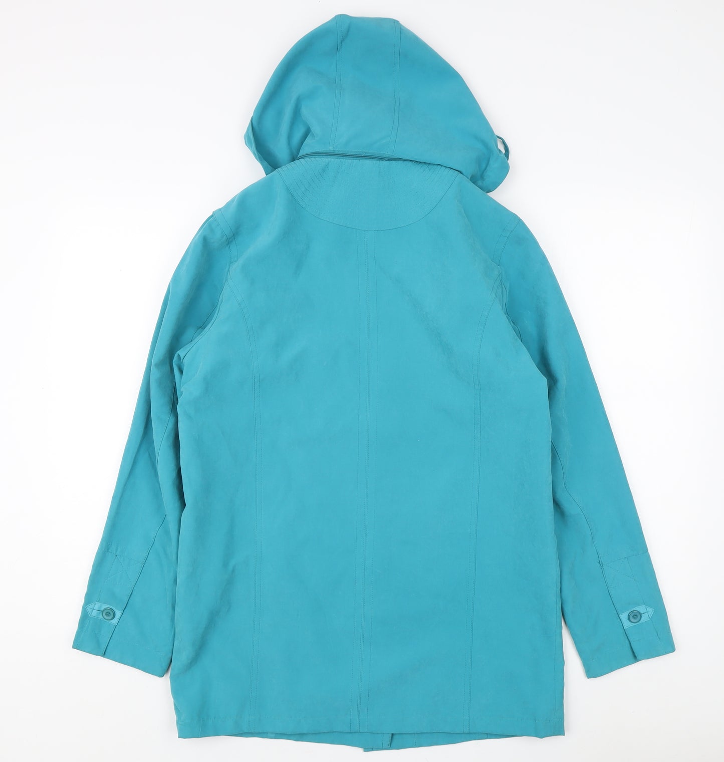 Katherine Hammond Women's Blue Hooded Jacket Size 8