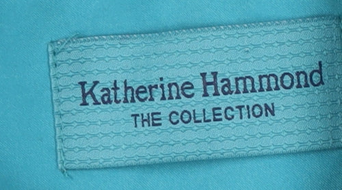 Katherine Hammond Women's Blue Hooded Jacket Size 8